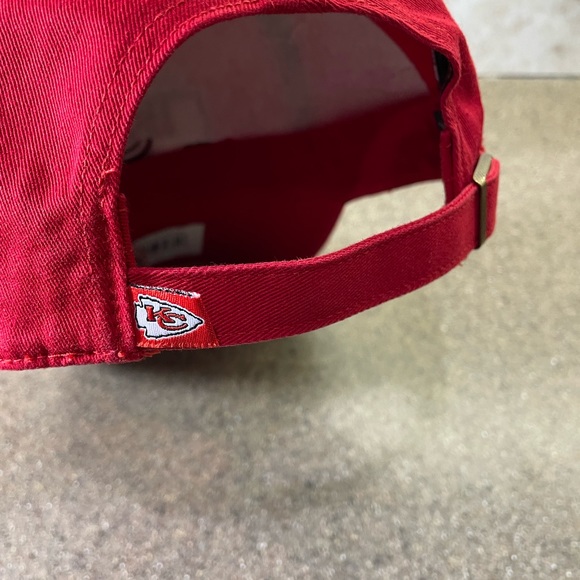 🆕 NFL Kansas City Chiefs '47 Clean Up Adjustable Hat, Red, One Size - Picture 6 of 7